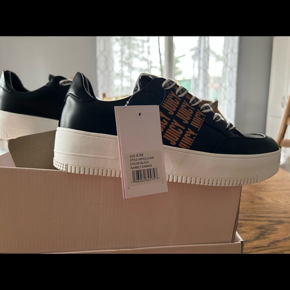 Juicy J-Danika 7.5 M NWT black shoes Vegan - Picture 4 of 7